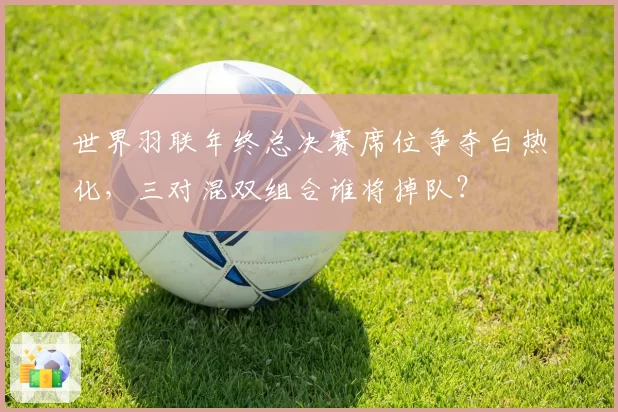 世界羽联年终总决赛席位争夺白热化，三对混双组合谁将掉队？